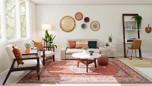 geometric southwest area rugs